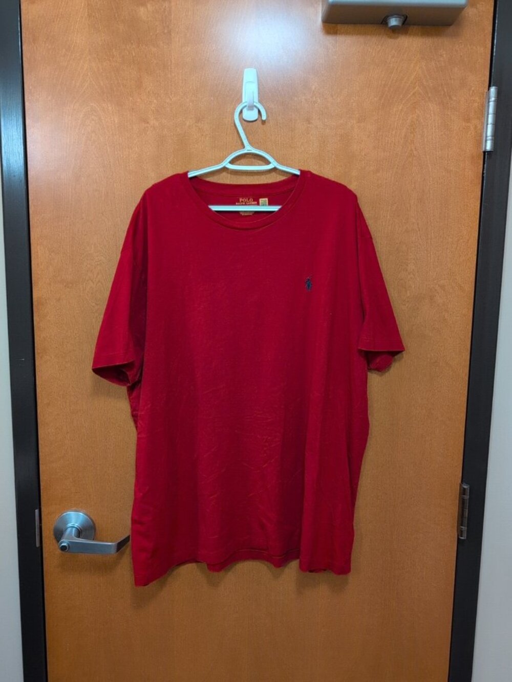 Polo Ralph Lauren Lot Of 2 Shirt Mens XXL Red Short Sleeve Tee Polo Solid - Picture 2 of 8